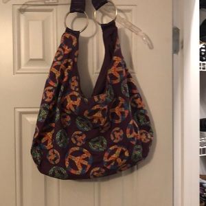 Peace sign shoulder bag